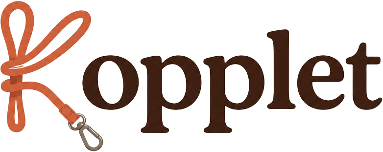 Kopplet – logotyp med hundkoppel