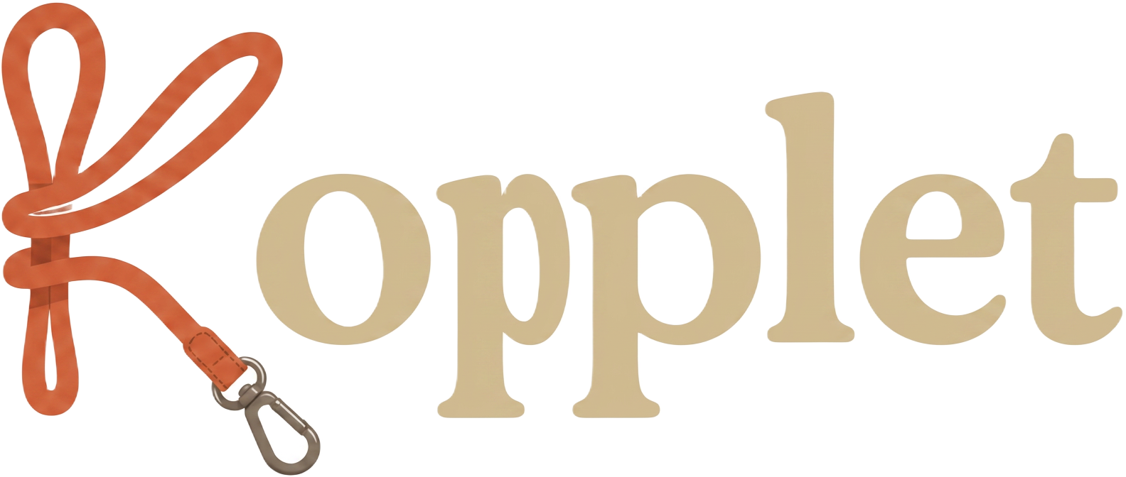Kopplet – logotyp med hundkoppel